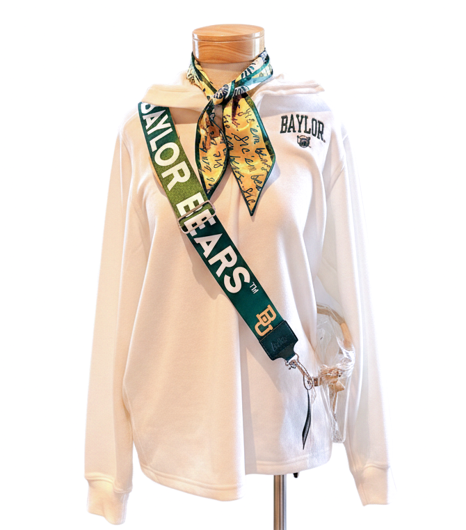 Baylor Clear Sling Bag with Logo Strap