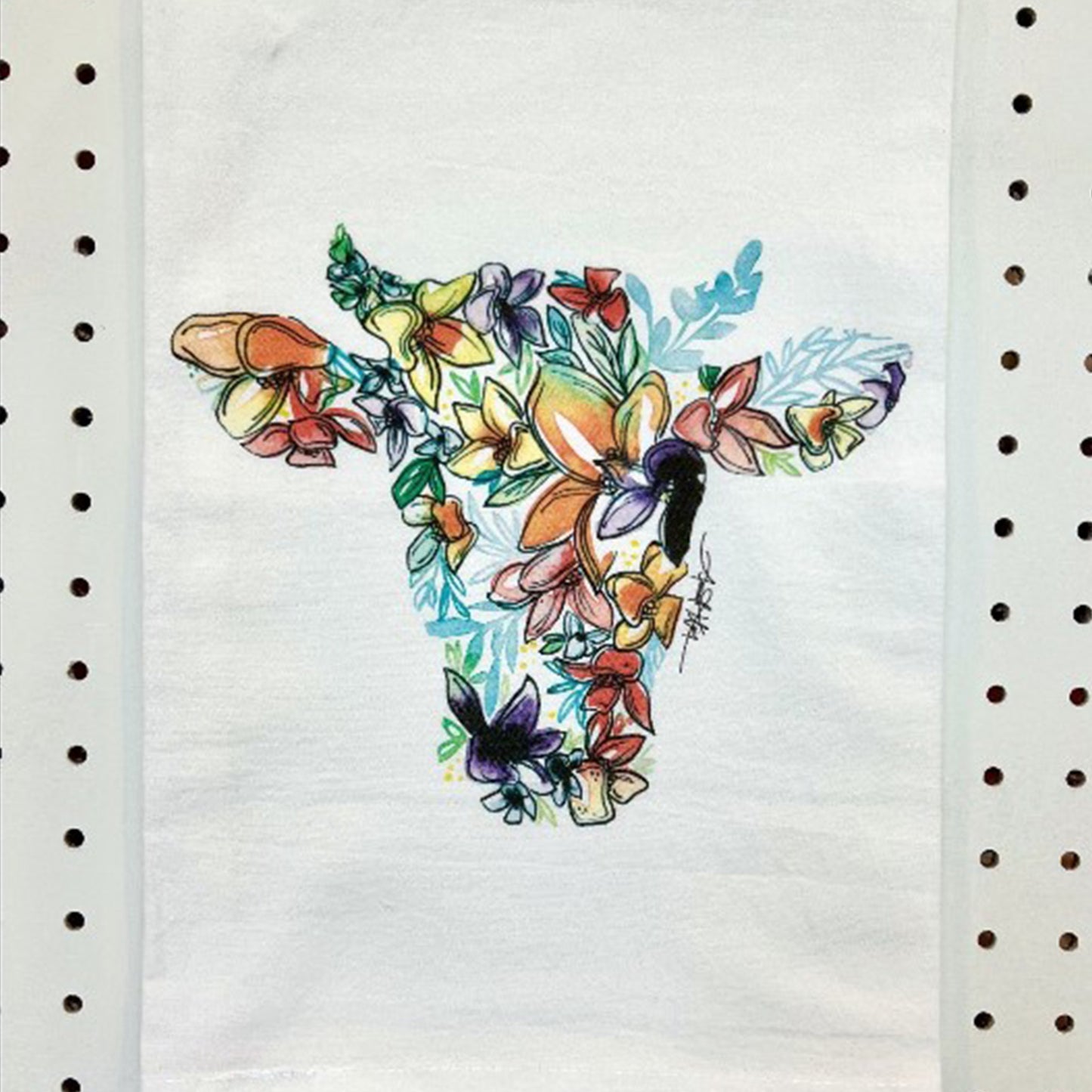 Cow Flour Sack Tea Towel