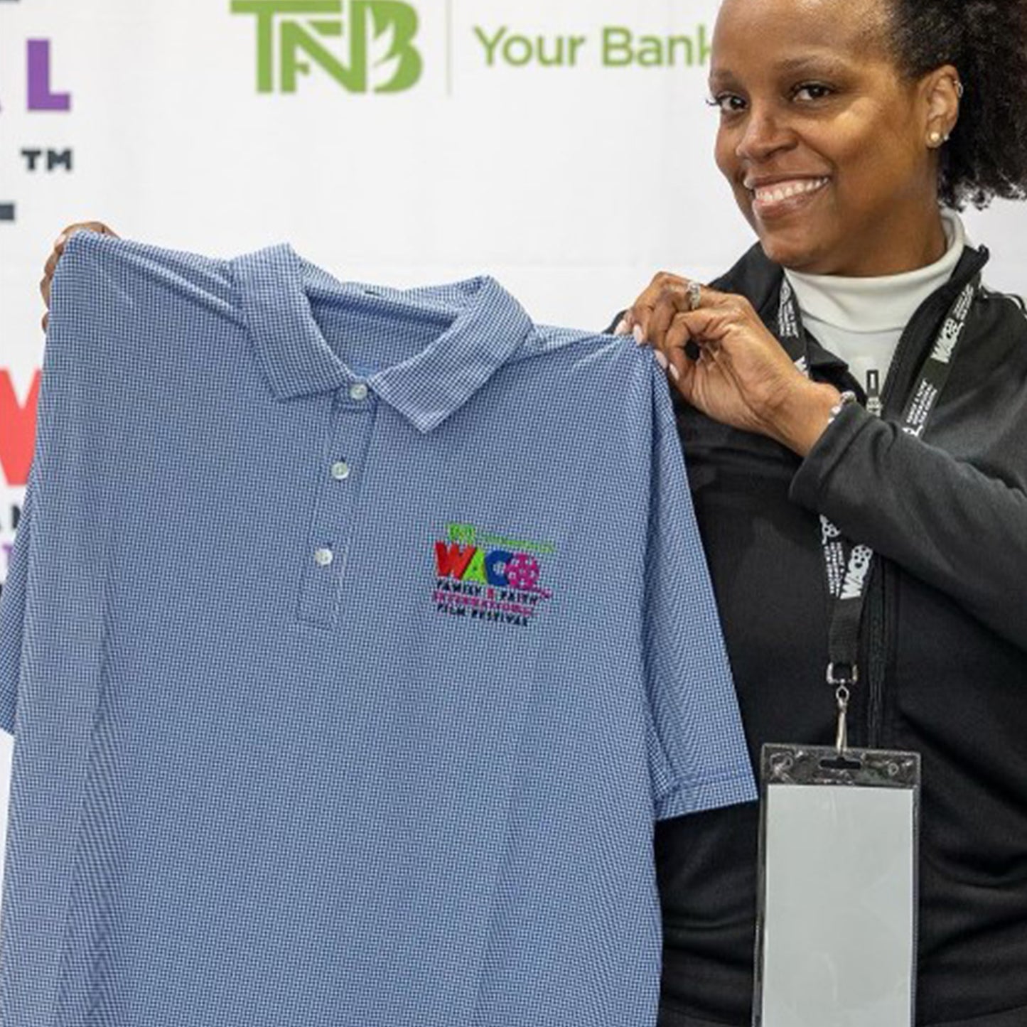 Waco Family & Faith International Film Festival Golf Shirt