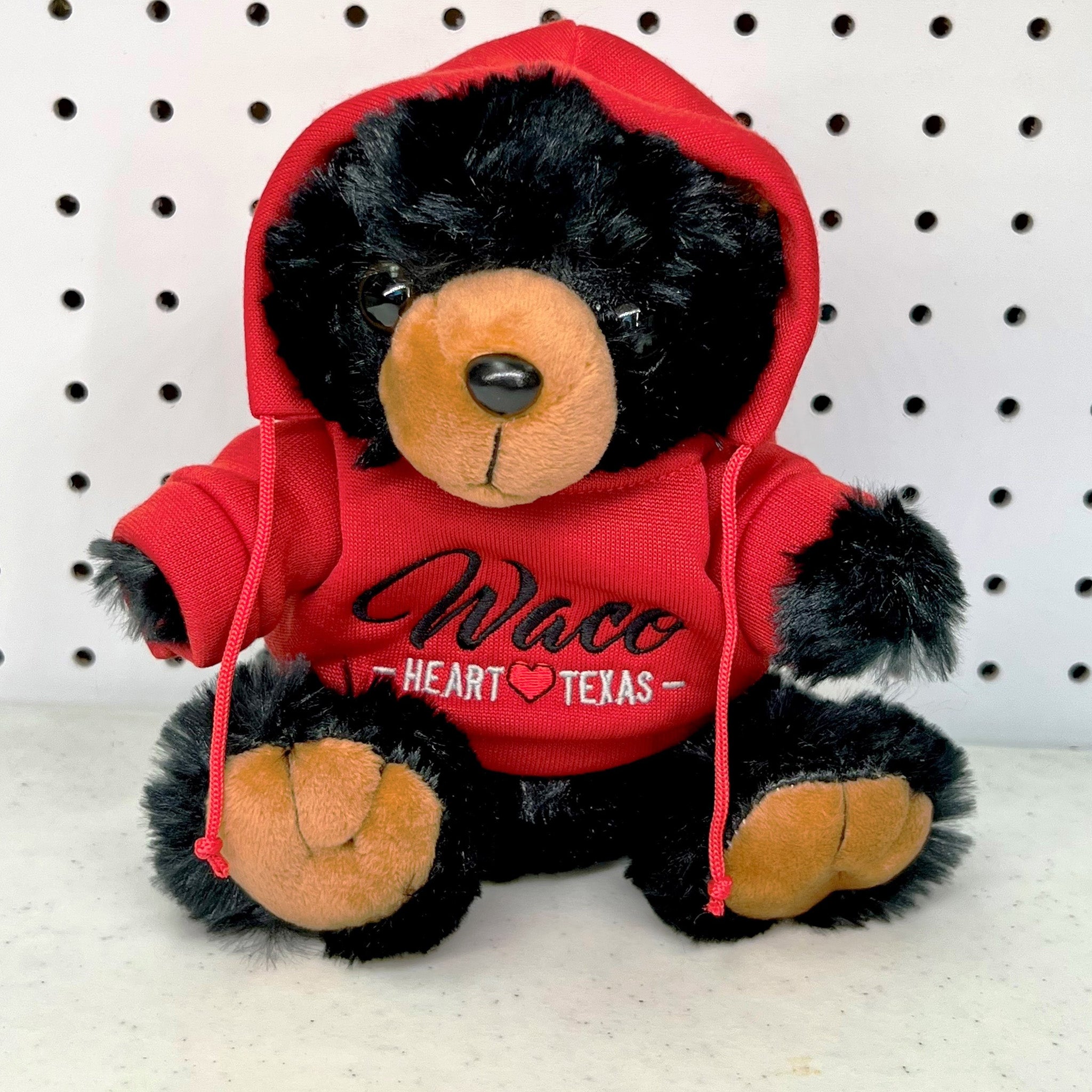 Red teddy online hoodie