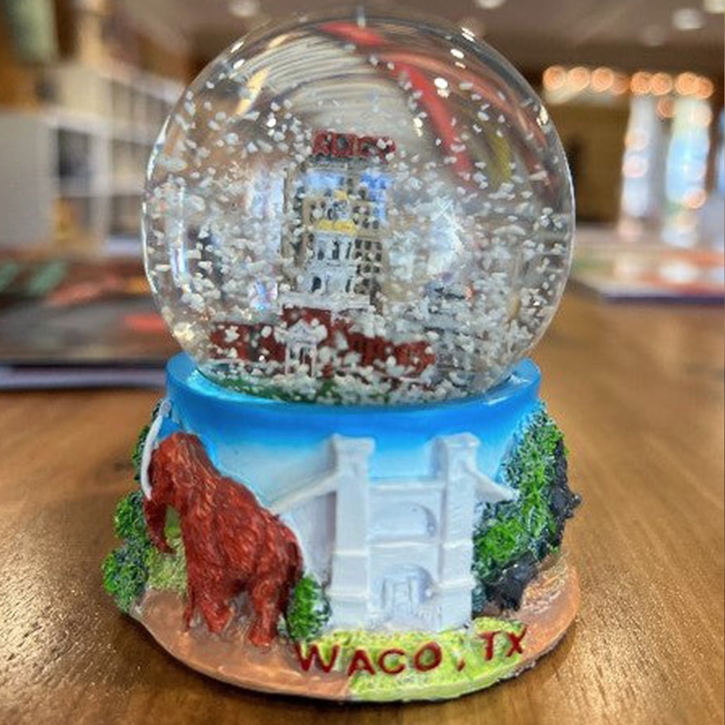 Waco Snow Globe