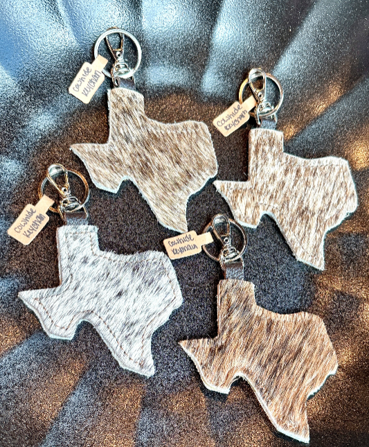 Cowhide Keychain