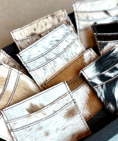 Cowhide Card Holder