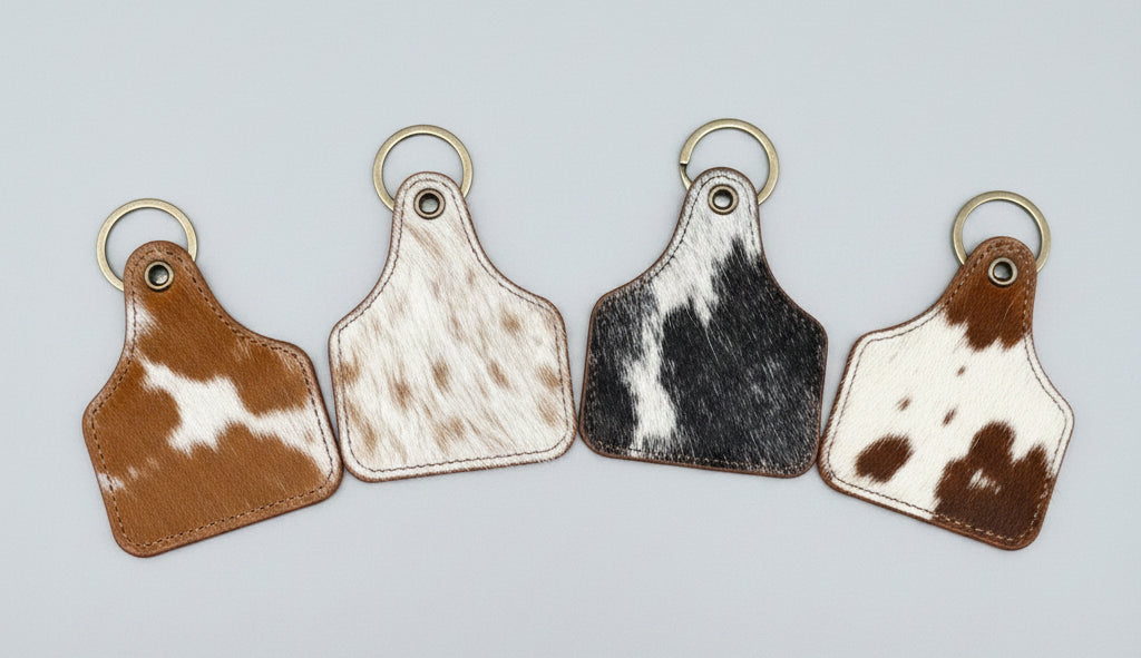 Cowhide Keychain