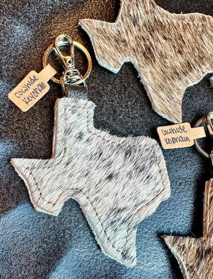 Cowhide Keychain