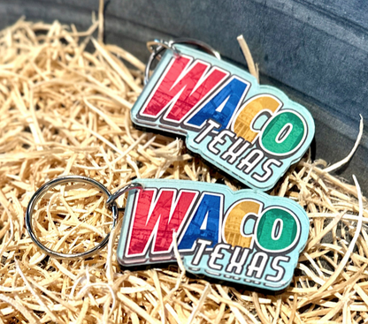 WACO Texas Keychain