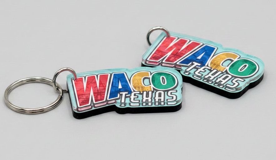 WACO Texas Keychain