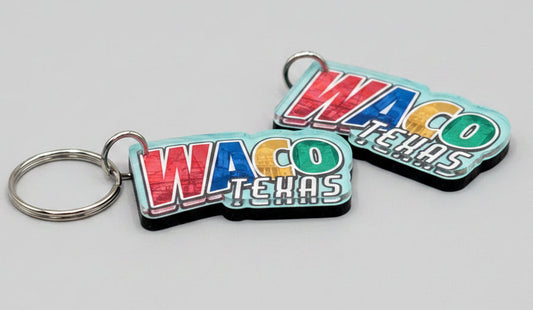 WACO Texas Keychain