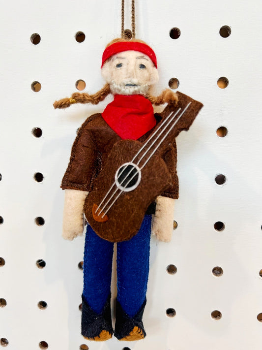 Willie Nelson Ornament